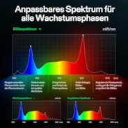 VIVOSUN AeroLight 350W LED Pflanzenlampe, Indoor-Anbau Lichtleiste mit integriertem Umluftventilator, Vollspektrum Pflanzenlampe für Growzelt, App-Steuerung, GrowHub-kompatibel, dimmbar, 90 x 90 cm Abdeckfläche
