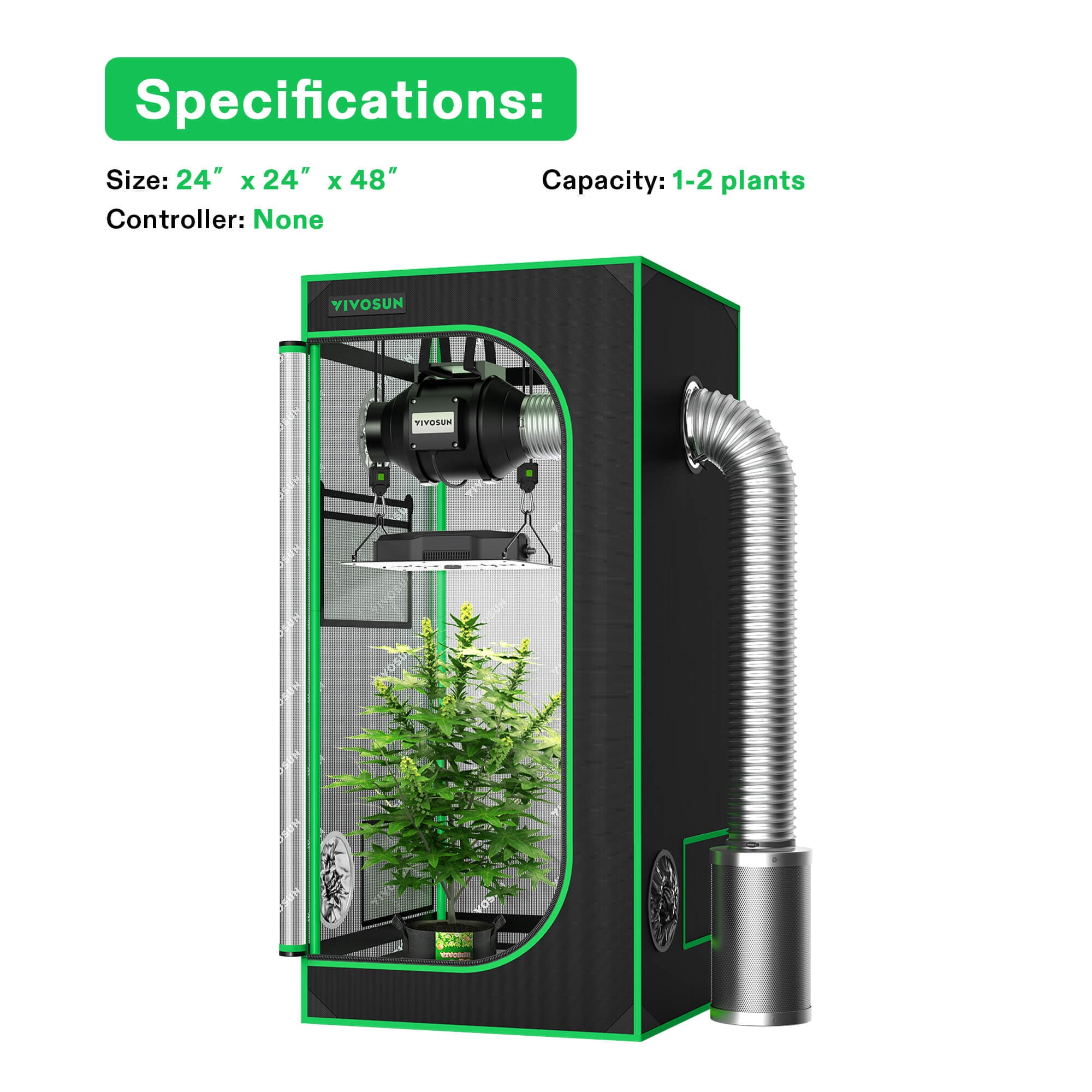 Vivosun Standard Grow Tent Kit GIY-33 3x3