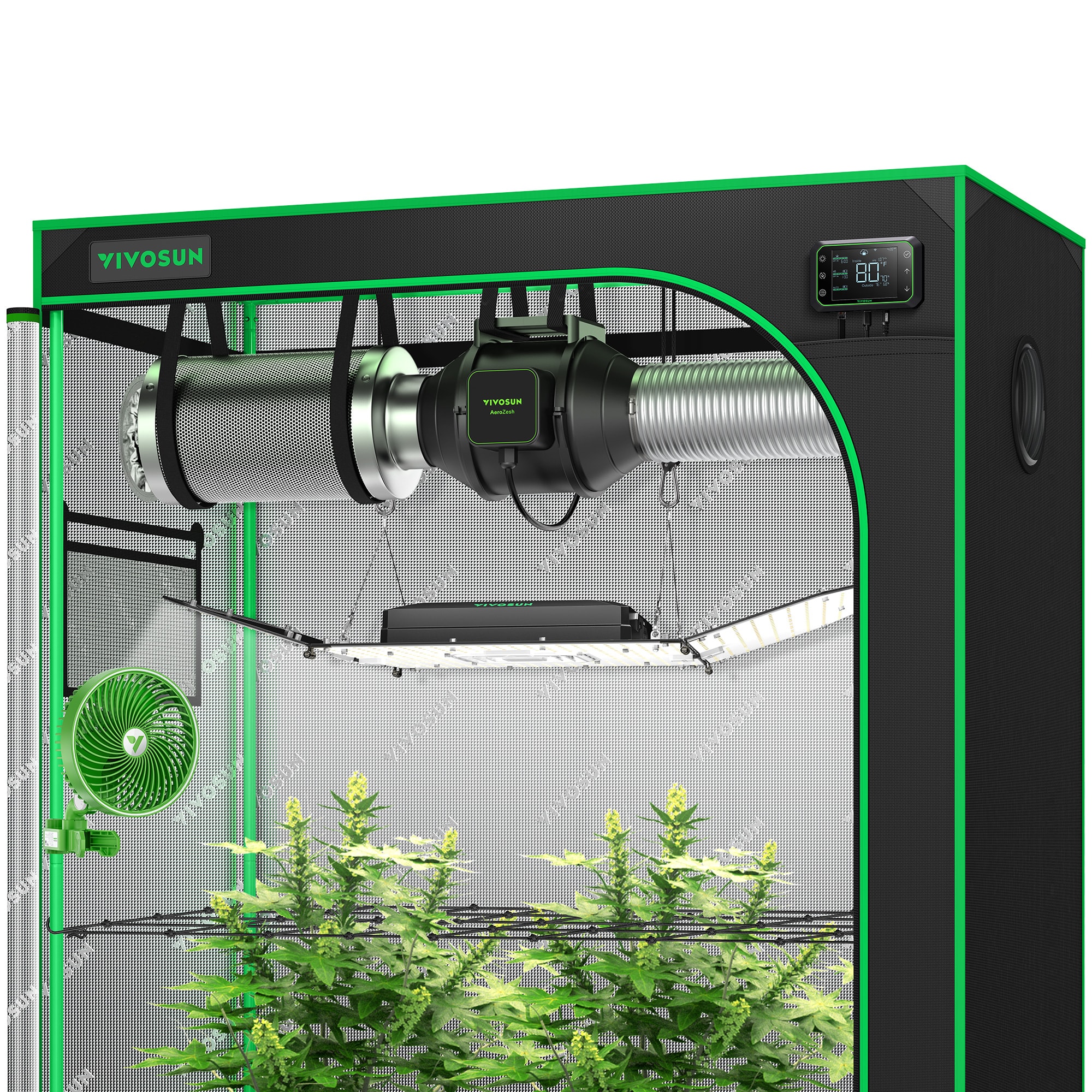 Vivosun Smart Grow Tent Kit Giy Sgs X Plant Complete System With Wifi E A Controller