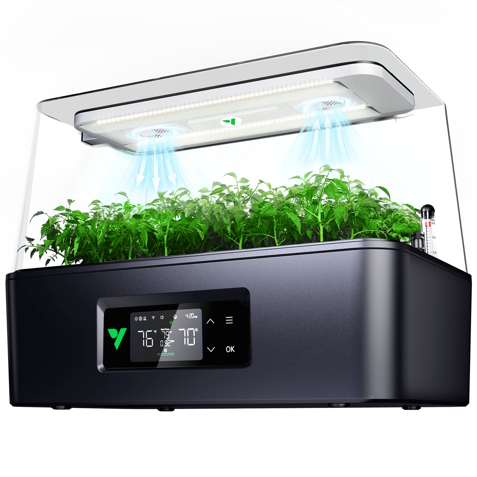 VSeed S40 Smart Seedling Box, Indoor Seed Starting & Cloning System with Ebb & Flow Irrigation