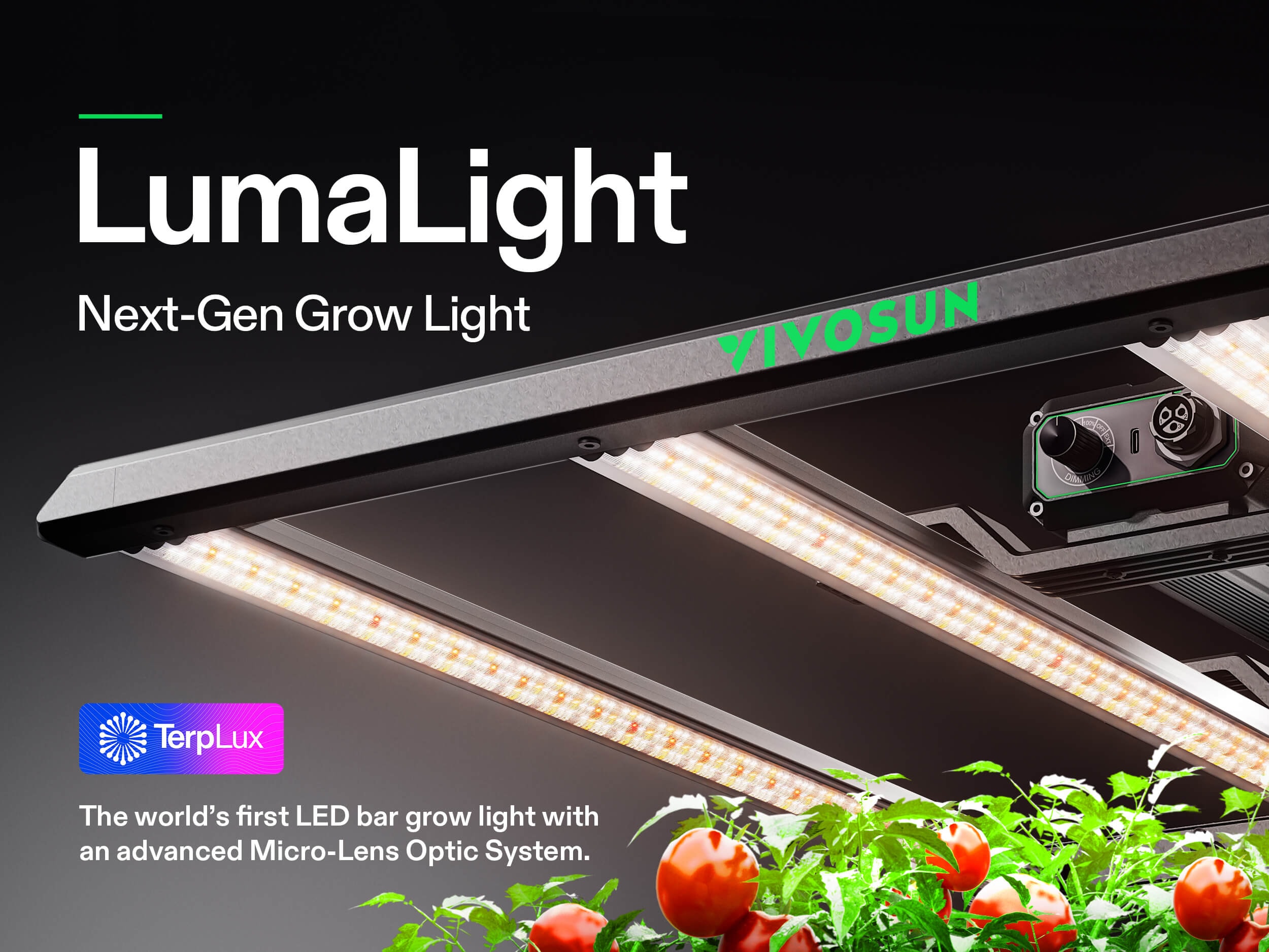 LumaLight 320W LED Grow Light, Full Spectrum Indoor Plant Light