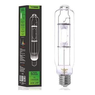 VIVOSUN 600w Watt Conversion MH Grow Light Bulb Metal Halide Ballast Lamp 4200K 