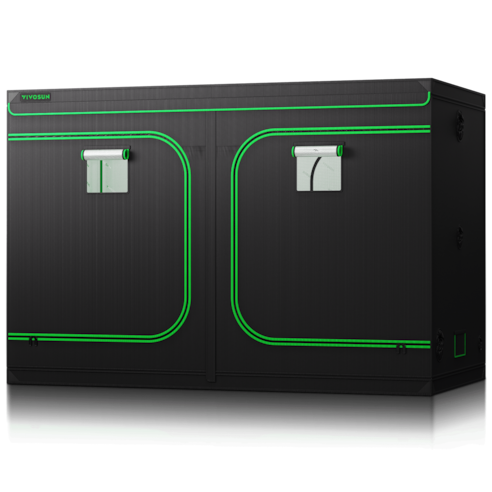 Grow Tent 10x5 S105, High Reflective Mylar with 1680D Oxford Canvas & Heavy-Duty Metal Support 120"x60"x80"