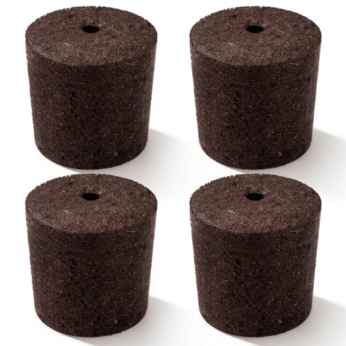 FlexFeed DWC Hydroponices System Seed Rooter, 4-Pack Seed Starter Plugs, Compatible with VGrow DWC System 