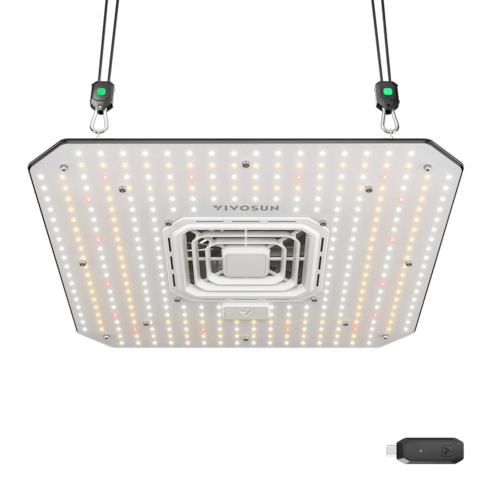 AeroLight A150SE Full Spectrum LED Grow Light 150W, with Integrated Circulation Fan & GrowHub E25, Compatible with APP, 4 x 2 Ft. Coverage