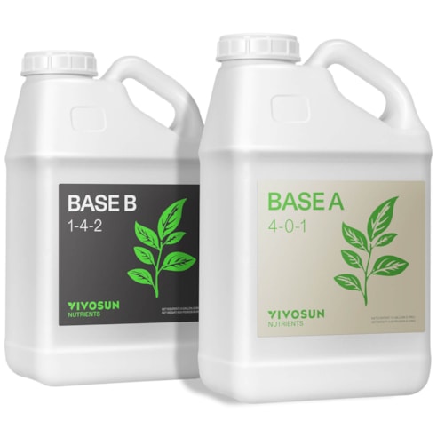Nutrients Base A & B Bundle, Liquid Fertilizer Supports Vegetative and Flowering Stage, 1 Gallon Each