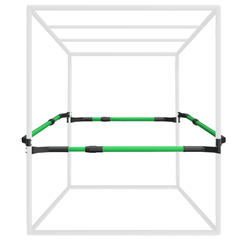 Grow Tent High CFM Kit, Suitable for 2’×2’, 2.3’×2.3’, 2.7’×2.7’, and 3’×3’ Tents, 24"-36" Adjustable