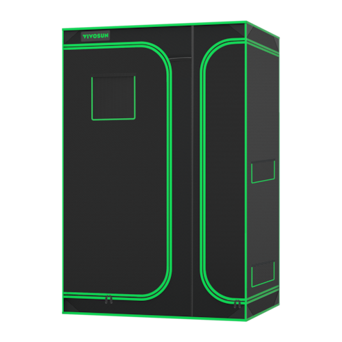 2-in-1 Grow Tent 4x5 D548, 6-8 Plants Use, with Multi-Chamber, 48″ x 60″ x 80″, For Indoor Plants Growing
