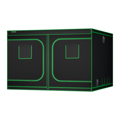 Grow Tent 10x10 S108, 24-32 Plants Use, 600D Light-proof Oxford, 120″ x 120″ x 80″, For Indoor Plants Growing