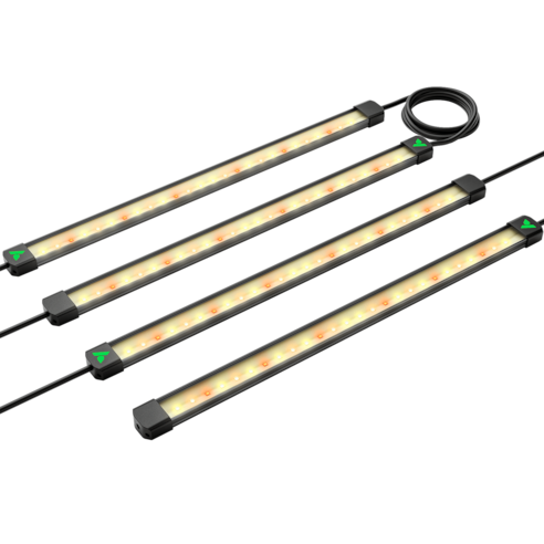 LumaRay Side Lights (4-Bar), Full Spectrum LED Bar Lights, SGS Compatible 