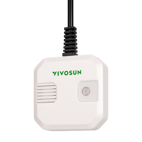 4-in-1 Sensor, Temperatur- & Luftfeuchtigkeitssensor mit CO₂- und Lichtmessung, VPD Monitoring, kompatibel mit GrowHub E42A+