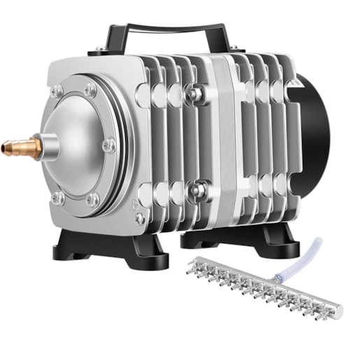 55W 1427 GPH Commercial Air Pump 90L/min 12 Outlet