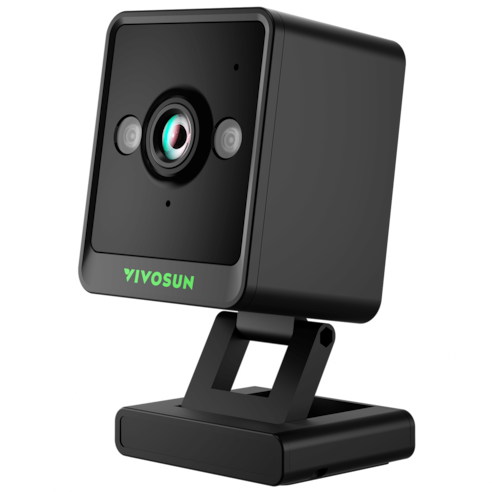 GrowCam C4, 2K QHD WiFi Smart Camera for Grow Tent & VGrow Smart Grow Box, Timelapse, Night Vision, SD Card Storage, 2-Way Audio, App Control
