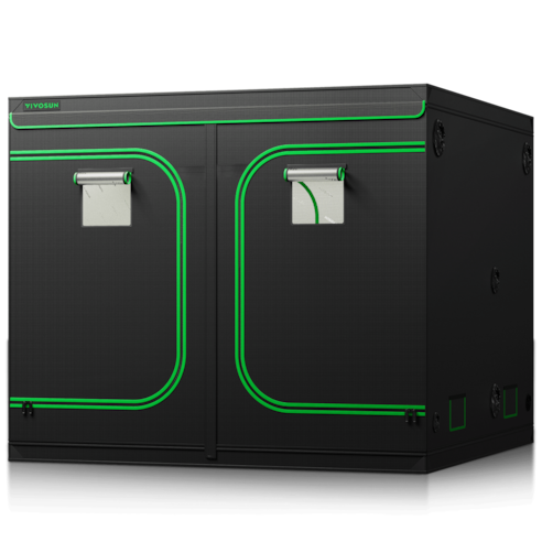 Grow Tent 8x8 S888, High Reflective Mylar with 1680D Oxford Canvas & Heavy-Duty Metal Support 96"x96"x80"