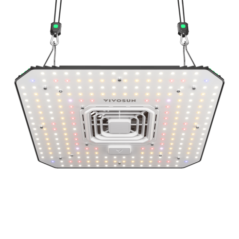 AeroLight A100 Tunable Spectrum LED Grow Light 100W, with Integrated Circulation Fan, Compatible with APP, 2 x 2 Ft. Coverage