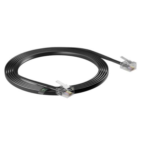 RJ11 Cable Male to Male, Connects Grow Lights to GrowHub Controller E42A, 10 Feet