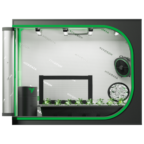 Clone Tent Kit with GrowHub A22 Controller, T5 Full-Spectrum Grow Light, Seed Starter Kits, for Indoor Plant Germination, 24" x 16" x 20"