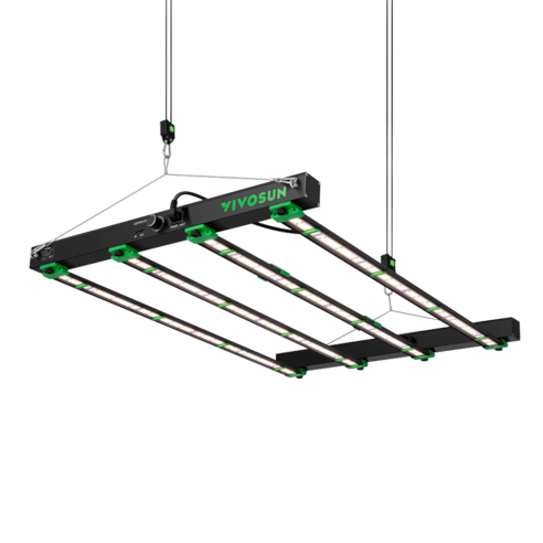 VSFD4500 Full Spectrum LED Grow Light Bar 450W, Detachable Design with 6 Dimming Option