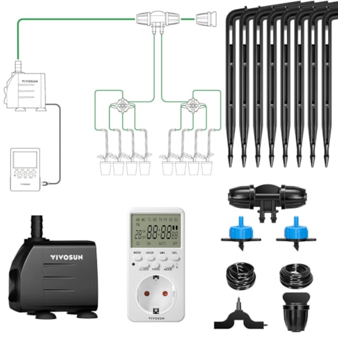 FlexFeed Automatic Drip Irrigation Kits, All in One Professional Grow Kit