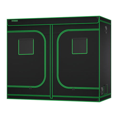 Grow Tent 4x8 S848, 8-16 Plants Use, 600D Light-proof Oxford, 48″ x 96″ x 80″, For Indoor Plants Growing