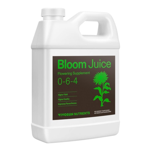 Bloom Juice (0-6-4), Flowering Supplement Liquid Fertilizer for Flowering Stage, 32 Ounces