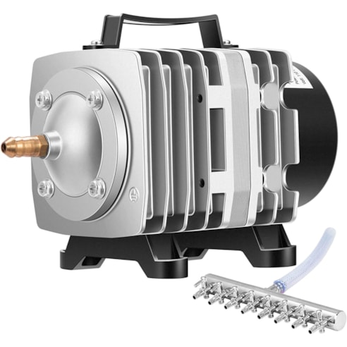 40W 1110 GPH Commercial Air Pump 8 Outlet 70L/min