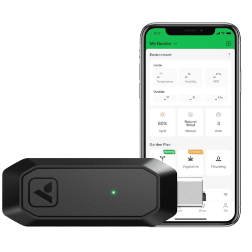 GrowHub E25 Controller, Supports Smart Grow System Devices, Easy to Install & Use, WiFi App Controllable, Expansion Port for E42/E42A