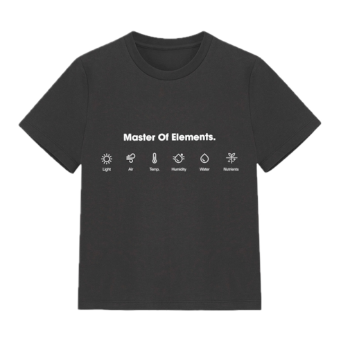 Vivosun T-shirt M, Element Set Design, Gray