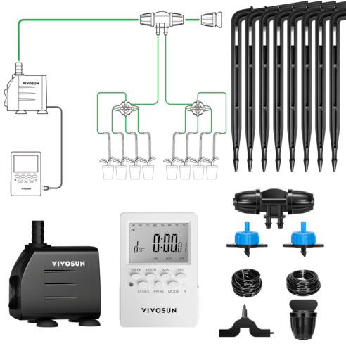FlexFeed Automatic Drip Irrigation Kits, All in One Professional Grow Kit