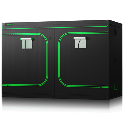 Grow Tent 10x5 S105, High Reflective Mylar with 1680D Oxford Canvas & Heavy-Duty Metal Support 120"x60"x80"