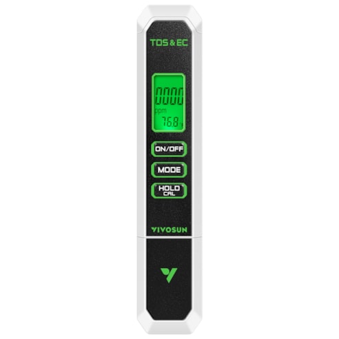 3 in 1 TDS, EC & Temperature Meter, for Drinking Water, Aquarium, Hydroponics, RO/DI System, Swimming Pool