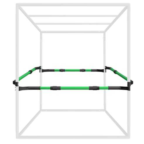 Grow Tent High CFM Kit, Heavy-Duty Mounting Bars, High Airflow Support Pole Kit 39"-60" Adjustable, Suitable for 3.3’×3.3’, 4’×2’, 4’×4’, and 5’×5’ Tents, 4-Pack