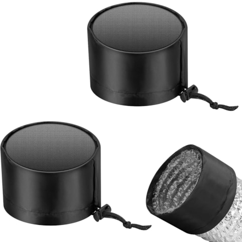 10 cm Growbox Luftkanalfilter- und Lüftungsabdeckung mit Gummizug und Befestigungsschnalle, 2 Stück