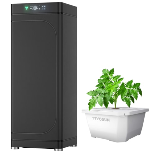 VGrow Smart Box & DWC Hydroponics Growing System Kit, Smart Indoor Gardening with Automated Plant Growing