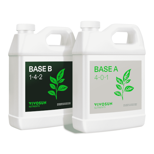 Nutrients Base A & B Bundle, Liquid Fertilizer Supports Vegetative and Flowering Stage