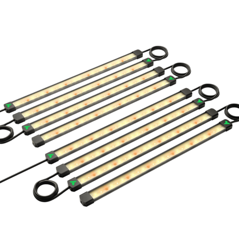 LumaRay Side Lights (8-Bar), Full Spectrum LED Bar Lights, SGS Compatible