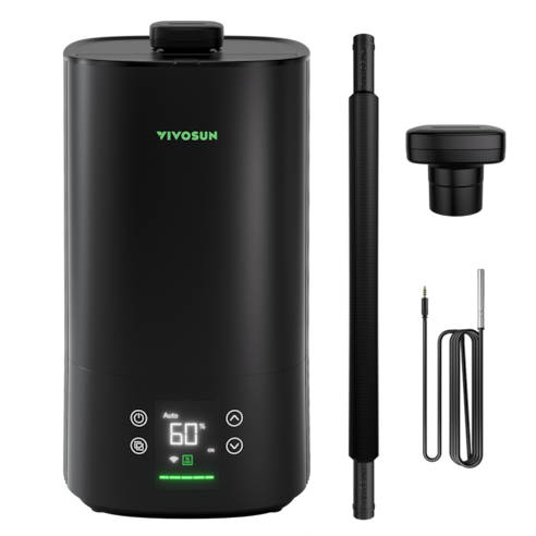 AeroStream H05 Intelligent Wi-Fi Humidifier, 1.32 Gal / 5 L Humidifier with Temp & Humidity Probe, Smart Remote Control, Designed for Growers