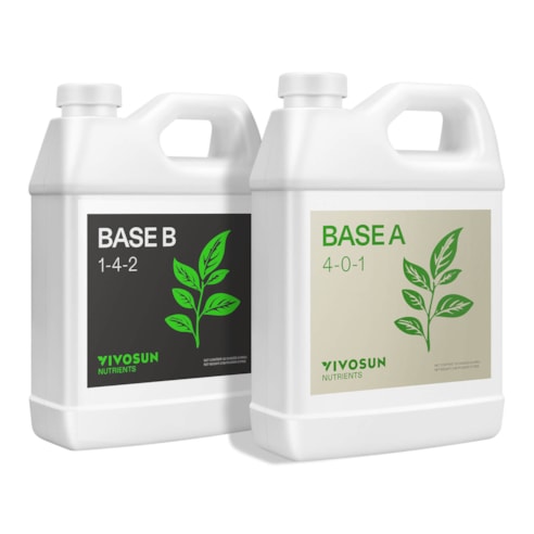 Nutrients Base A & B Bundle, Liquid Fertilizer Supports Vegetative and Flowering Stage