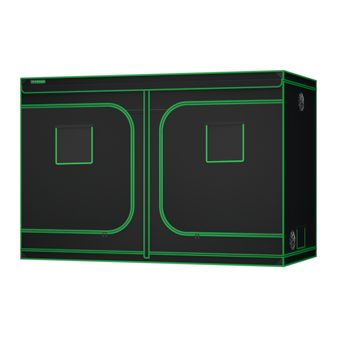 Grow Tent 5x10 S105, 12-20 Plants Use, 600D Light-proof Oxford, 60″ x 120″ x 80″, For Indoor Plants Growing