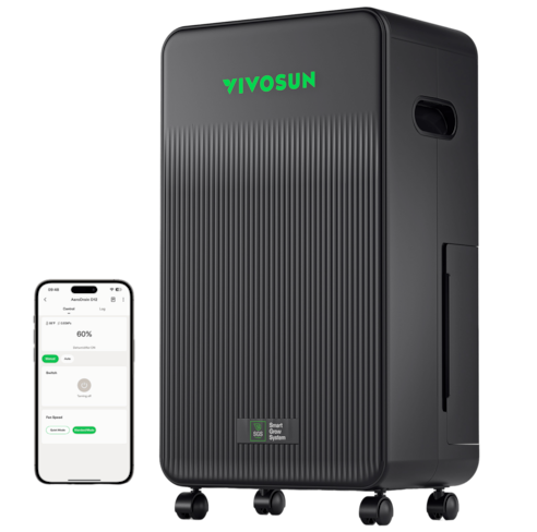 AeroDrain D12 Intelligent Environmental Dehumidifier, up to 12L/day, 2L Water Tank, with Temperature & Humidity Sensor Probe