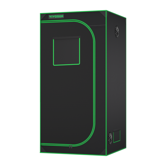 Grow Tent 3x3 S336, 2-4 Plants Use, 600D Light-proof Oxford, 36″ x 36″ x 72″, For Indoor Plants Growing