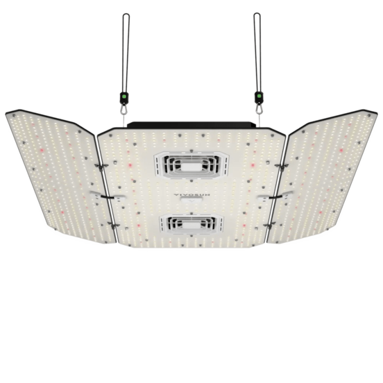 AeroLight Wing AW400SE Full Spectrum LED Grow Light 400W, with Integrated Circulation Fan, Compatible with APP, 4 x 4 Ft. Coverage