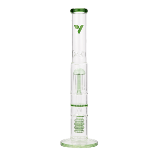 Bong - Cutting-edge Water Pipe with Triple Percs and Ice-Catcher