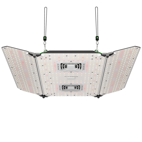 AeroLight Wing AW400 Tunable Spectrum LED Grow Light 400W, with Integrated Circulation Fan, Compatible with APP, 4 x 4 Ft. Coverage