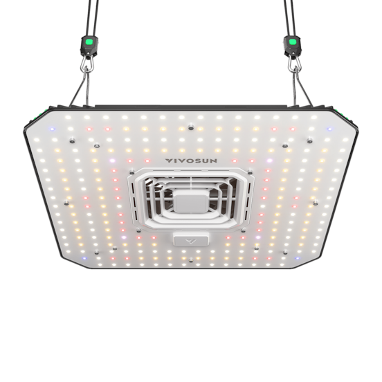 AeroLight A100 Tunable Spectrum LED Grow Light 100W, with Integrated Circulation Fan, Compatible with APP, 2 x 2 Ft. Coverage