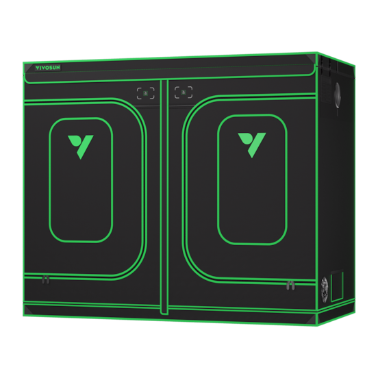 Grow Tent Pro 4x8 P848, 8-16 Plants Use, Large Front Window, 48″ x 96″ x 80″, For Indoor Plants Growing