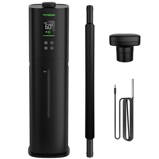 AeroStream H09 Intelligent Wi-Fi Humidifier, 2.38 Gal / 9 L Humidifier with Temp & Humidity Probe, Smart Remote Control, Designed for Growers