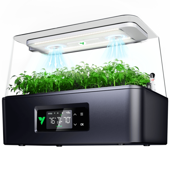 VSeed Smart Seedling Box, Indoor Seed Starting & Cloning System with Ebb & Flow Irrigation