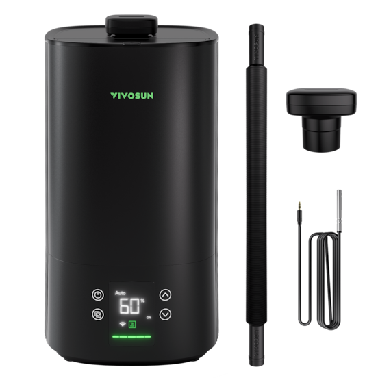 AeroStream H05 Intelligent Wi-Fi Humidifier, 1.32 Gal / 5 L Humidifier with Temp & Humidity Probe, Smart Remote Control, Designed for Growers