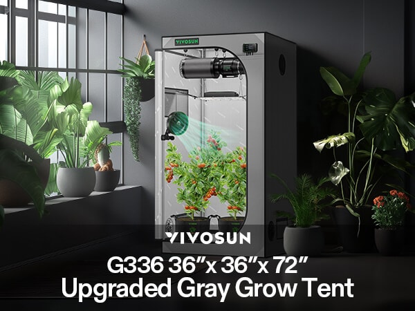 グロウテントセット　VIVOSUN Vivosun Gray Grow Tent 3x3 G336
